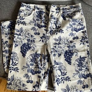 Reformation Cynthia Toile High Rise Jeans